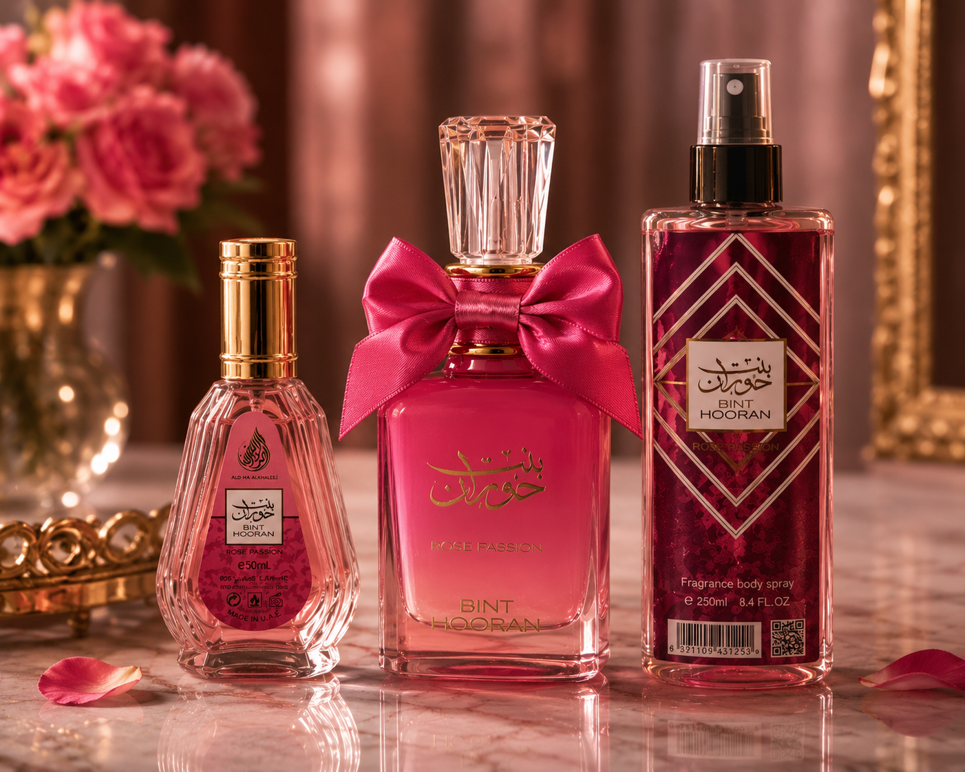 Coffret bint hooran rose passion
