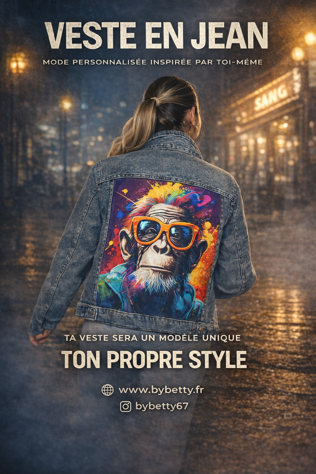 Vestes en jean MODÈLES UNIQUES